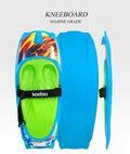 Kneeboard Water Sport with Adjustable Velcro Strap, Knee Board for Knee Boarding, Waterboarding, Knee Surfing, Kneeboard with Hook for Kids and Adults