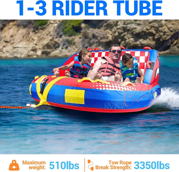GOOGO 1-3 Person Towable Tube