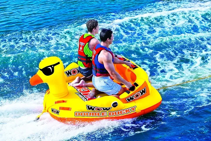 WOW Double Ducky 1-2 Person Water Tube, Water Sports Towable