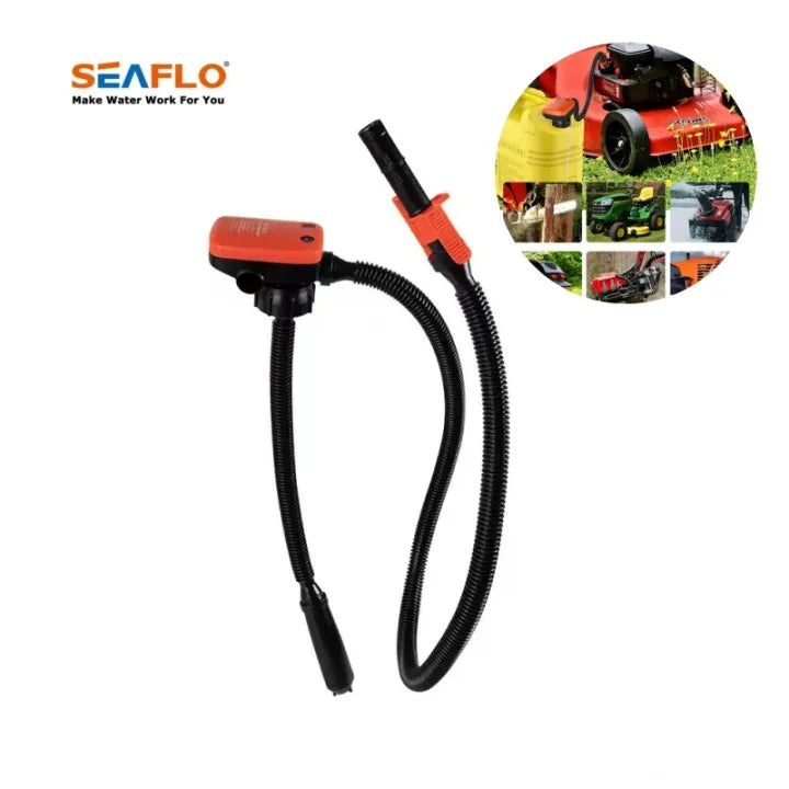 Electric Fuel Transfer Pump with Automatic Stop Sensor, Professional Oil Suction Pump with 3 Sizes of Oil Drum Lid for Cars, Motorcycles, Tractors, Boats, Diesel Pumps, Gasoline Pumps