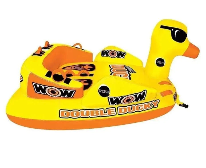WOW Double Ducky 1-2 Person Water Tube, Water Sports Towable