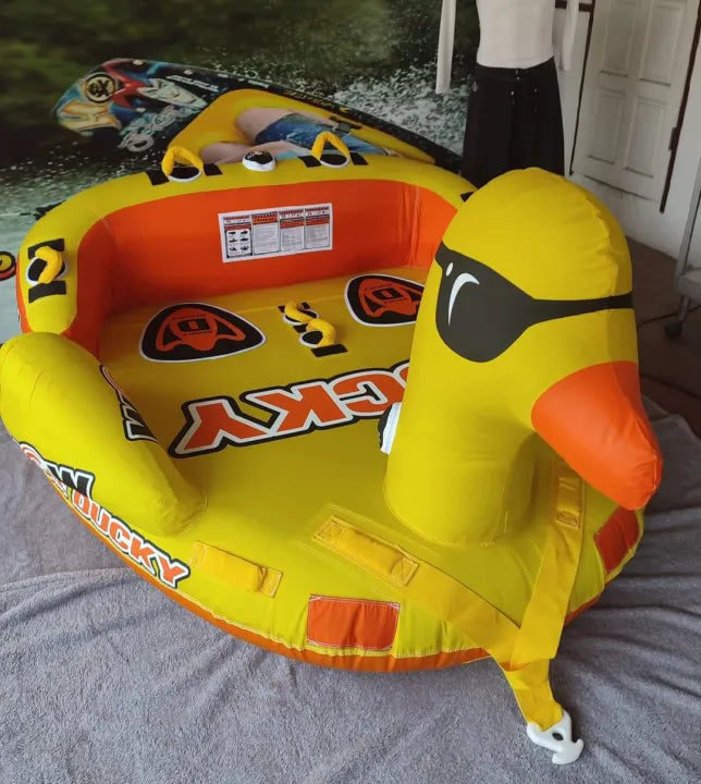 WOW Double Ducky 1-2 Person Water Tube, Water Sports Towable