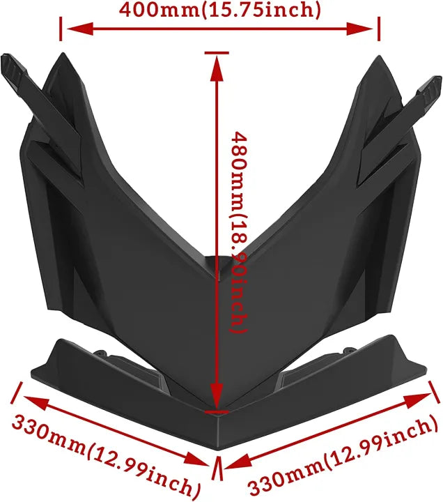 Front Deflector Replacement Lid for Spark, Front Upper Storage Cargo Bin Cover Lid Deflector Lid Kit for Sea-Doo Spark 2014-2022, Sea-Doo Spark TRIXX 2017-2023 Replace #295100864, 295100870