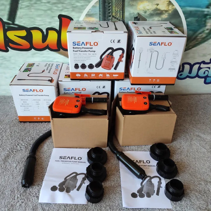 Electric Fuel Transfer Pump with Automatic Stop Sensor, Professional Oil Suction Pump with 3 Sizes of Oil Drum Lid for Cars, Motorcycles, Tractors, Boats, Diesel Pumps, Gasoline Pumps