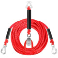 Heavy Duty Boat Tow Harness with 2 Steel Hooks, Resin Connector