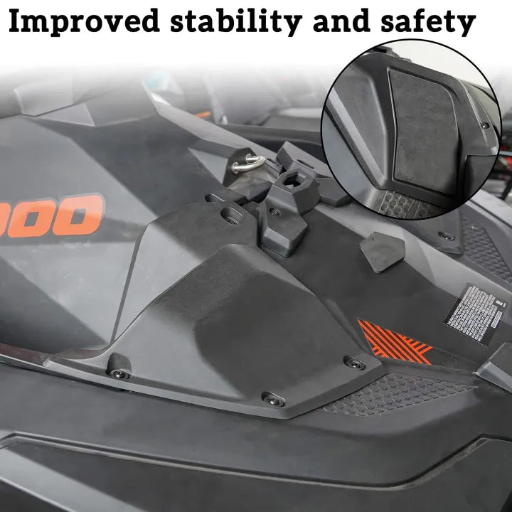 Step Wedges Footboards Pedal for Sea-Doo Spark, Footrest Kit With 45 Degree Slope Footrest for Sea-Doo Spark Accessories, Replace #295100705